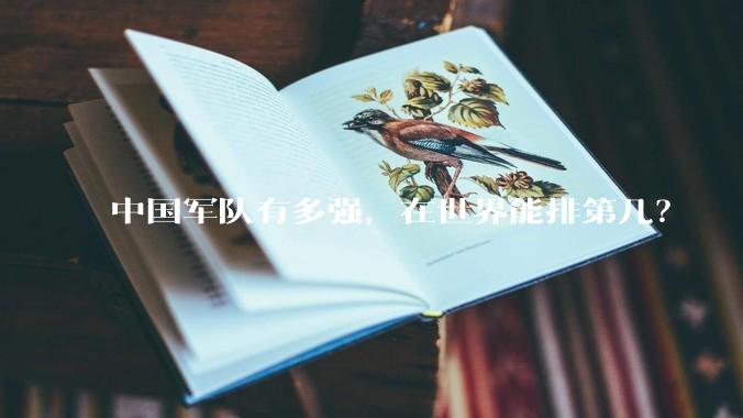 中国军队有多强，在世界能排第几？