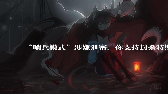 “哨兵模式”涉嫌泄密，你支持封杀特斯拉吗？